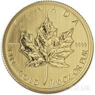 1/10oz Gold Maple Leaf Coin Best Value