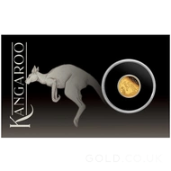 2024 Gold Proof Mini Roo 0.5g Coin in Card
