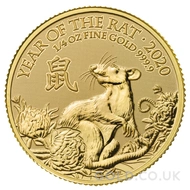 2020 Gold Year of the Rat 1/4oz