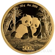 2026 Gold Panda Coin 30g