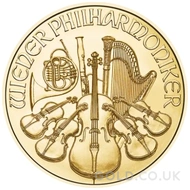 2025 1/10oz Gold Philharmonic Coin
