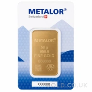 50g Gold Bars