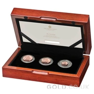 2023 Gold Proof Sovereign Coronation King Charles III Three Coin Set