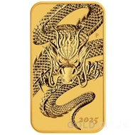 2025 Dragon Rectangular 1oz Gold Coin/Bar